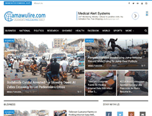 Tablet Screenshot of amawulire.com